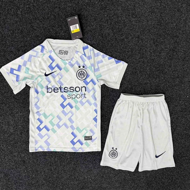 Kids Inter Milan 25/26 Away Jersey Football Kit