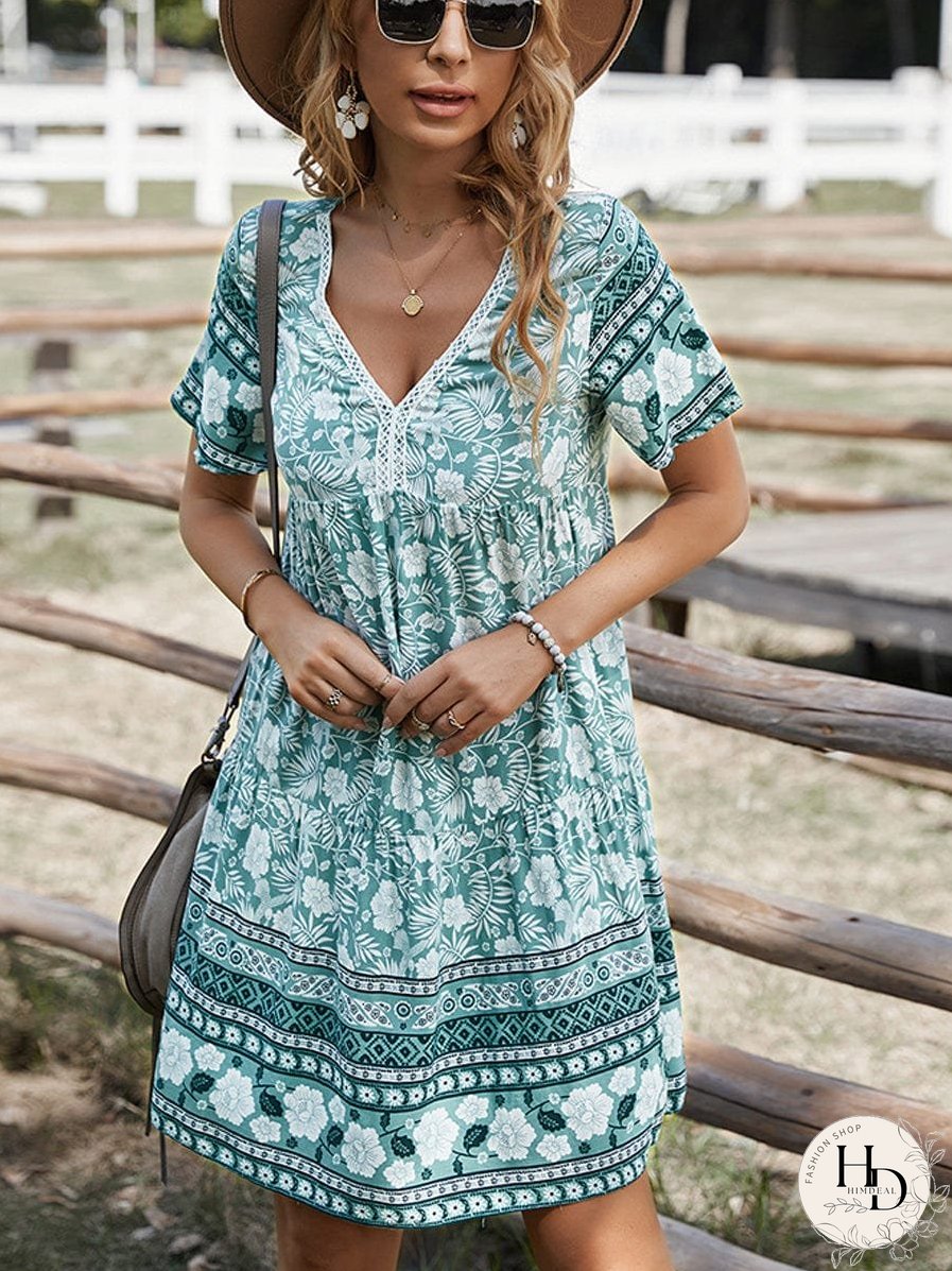 Yellow Floral Dress