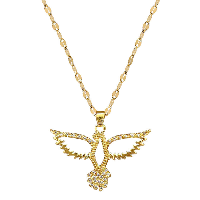 Moon Geometric Stainless Steel Stainless Steel Necklaces