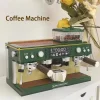 Retro building block coffee machine building block toy small particle model 928 pieces