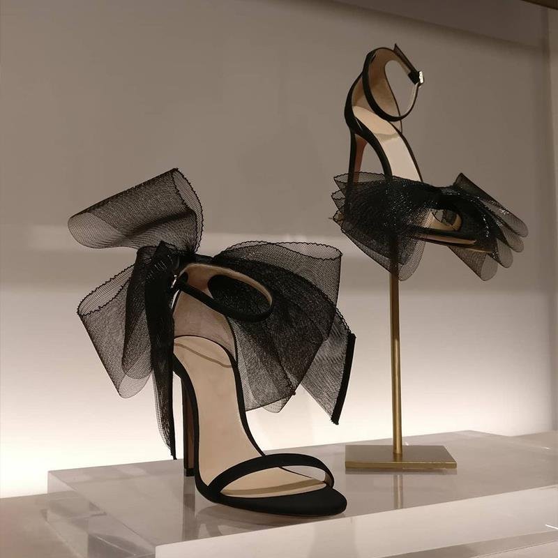 Asymmetrical Open-toe Stiletto Heels-PABIUYOU- Women's Fashion Leader