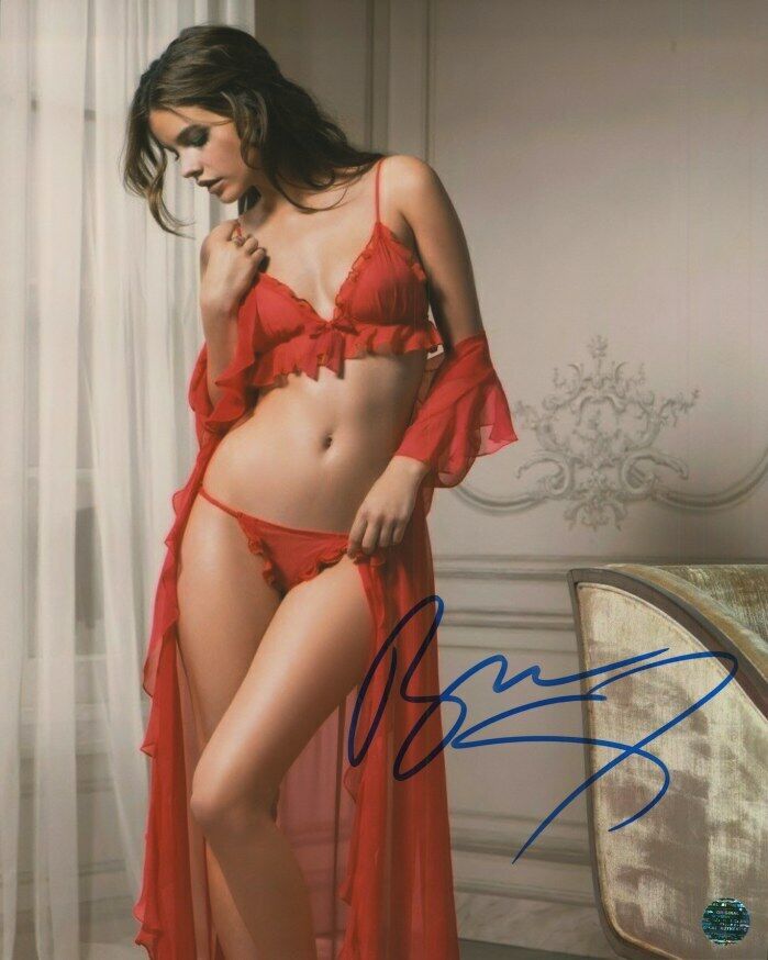 Barbara Palvin Autographed Original 8x10 Photo Poster painting LOA TTM