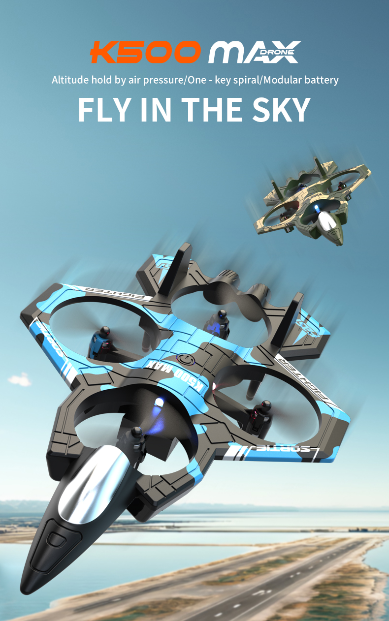 Tegooe Tegooe RC Stunt Glider for Kids - Durable EPP Foam Remote Control Airplane with 24G System