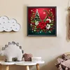 Diamond Painting - Full Round Drill - Christmas Poinsettia(Canvas|30*30cm)