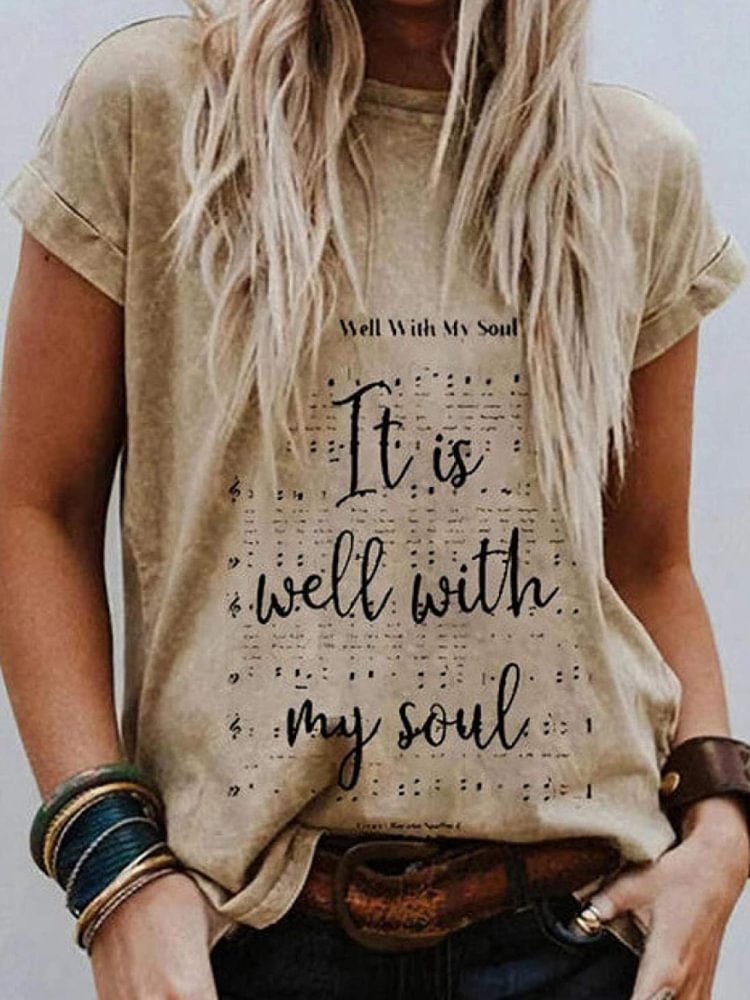 It Is Well With My Soul T Shirt