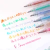 9 Colors Set Retro Morandi 0.5mm Gel Pens School Season Student Office Stationery Highlighter