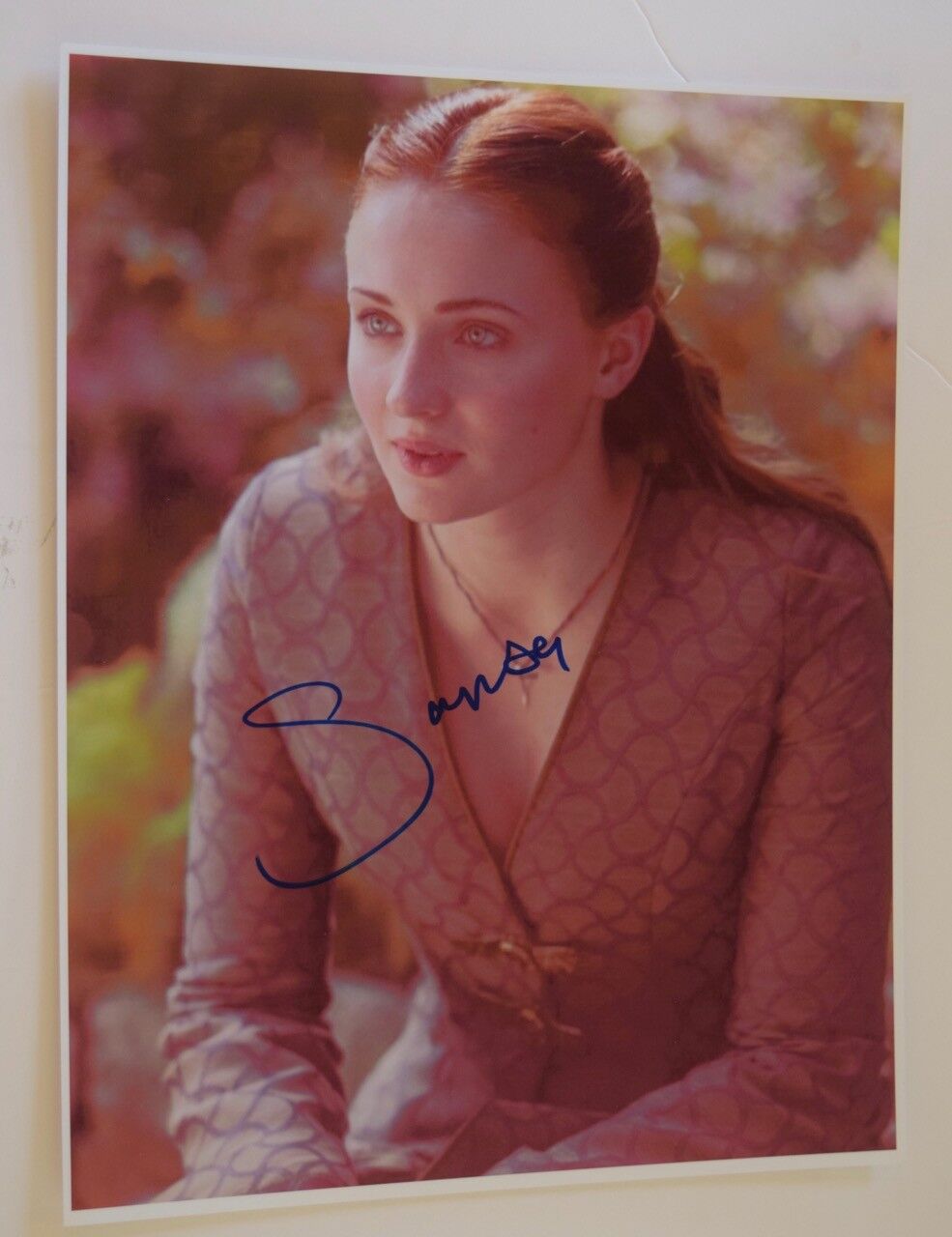 Sophie Turner Signed Autographed 11X14 Photo Poster painting Game of Thrones Sansa Stark COA VD