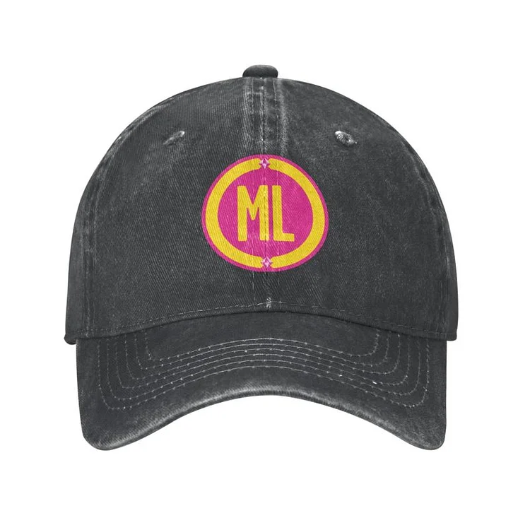 Custom Cotton ML Electronic Music Baseball Cap Sports Women Mens Adjustable Dad Hat Spring