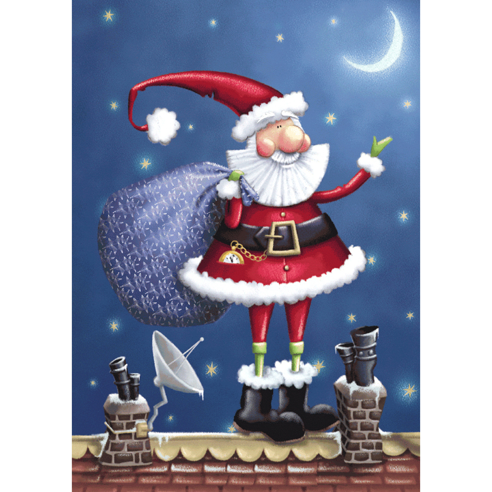 

Santa Claus - Round Drill Diamond Painting - 30*40CM, 501 Original