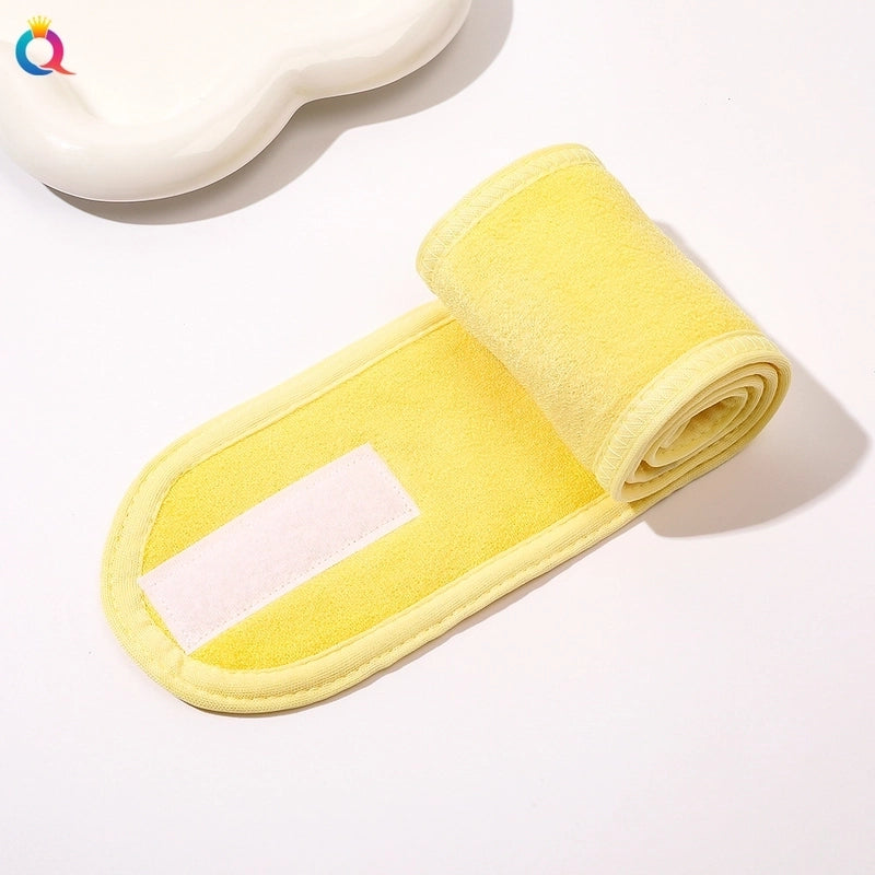 Minimalist Unisex Solid Color Cotton And Linen Spa Headband