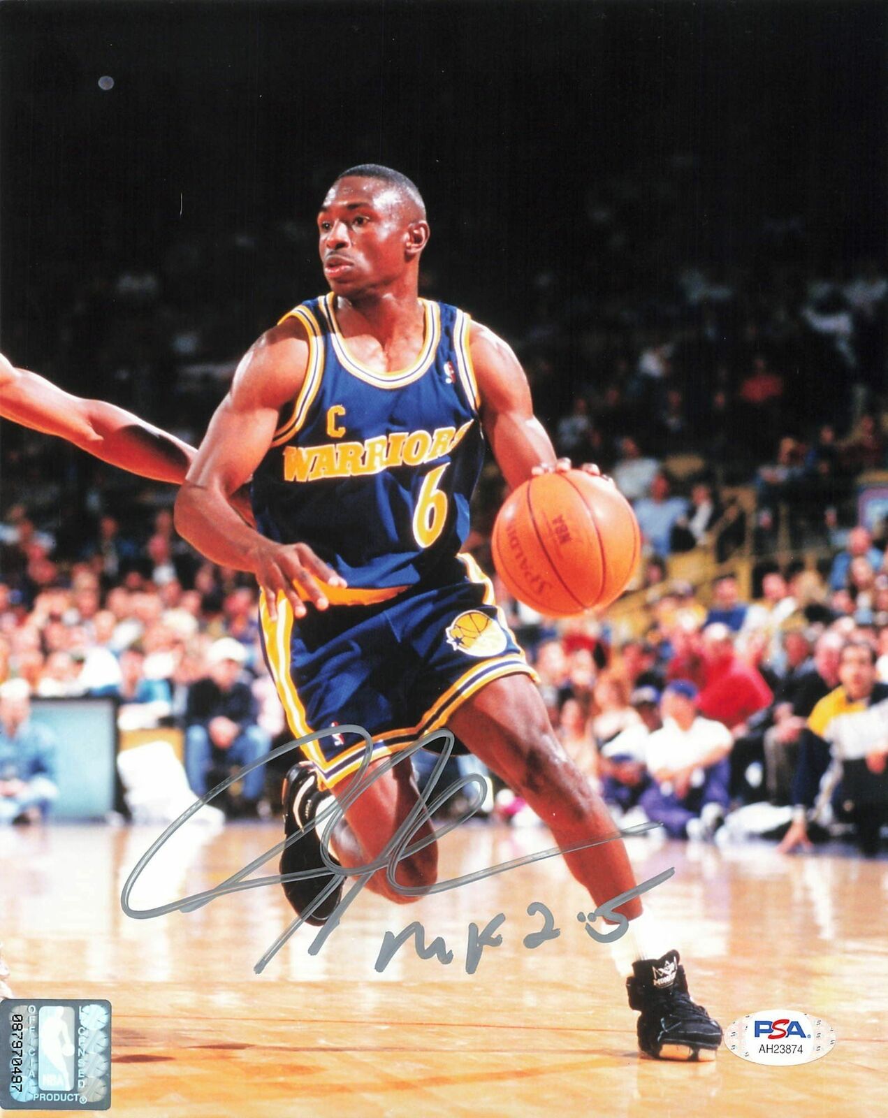 Avery Johnson signed 8x10 Photo Poster painting PSA/DNA Golden State Warriors Autographed