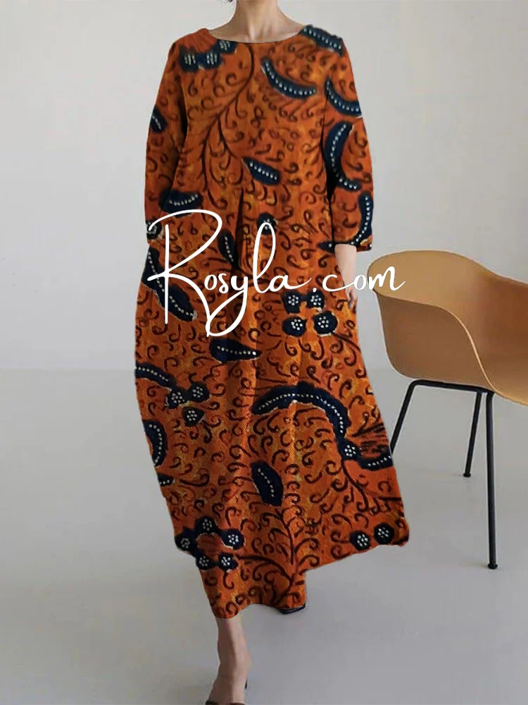 Women's Vintage Flory Printing Dress