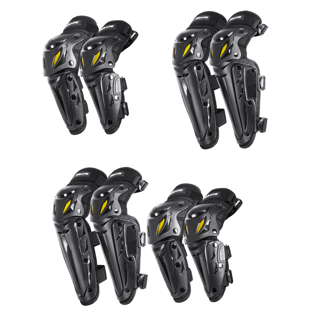 

2/4pcs SULAITE Reflective Motorcycle Knee Pads Protective Elbow Guard Black, Elbow pad, 501 Original