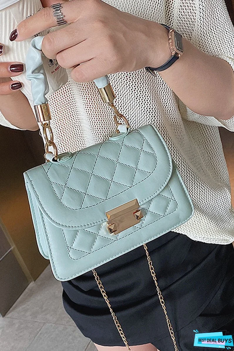 Fashion Casual Solid Patchwork Metal Accessories Decoration Chains Bags