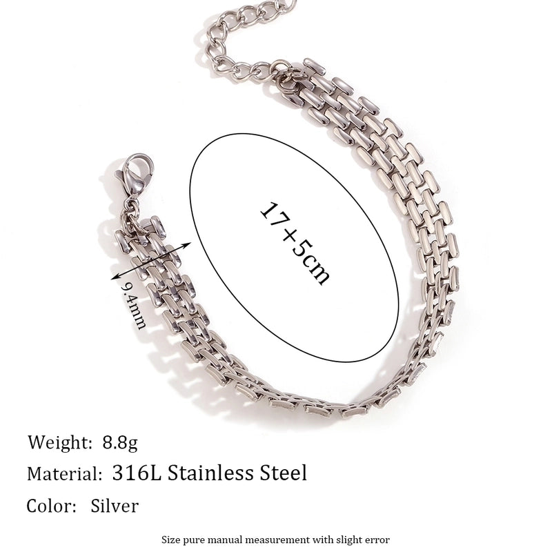 304 Stainless Steel 18K Gold Plated Basic Minimalist Classic Style Plating Solid Color Necklace