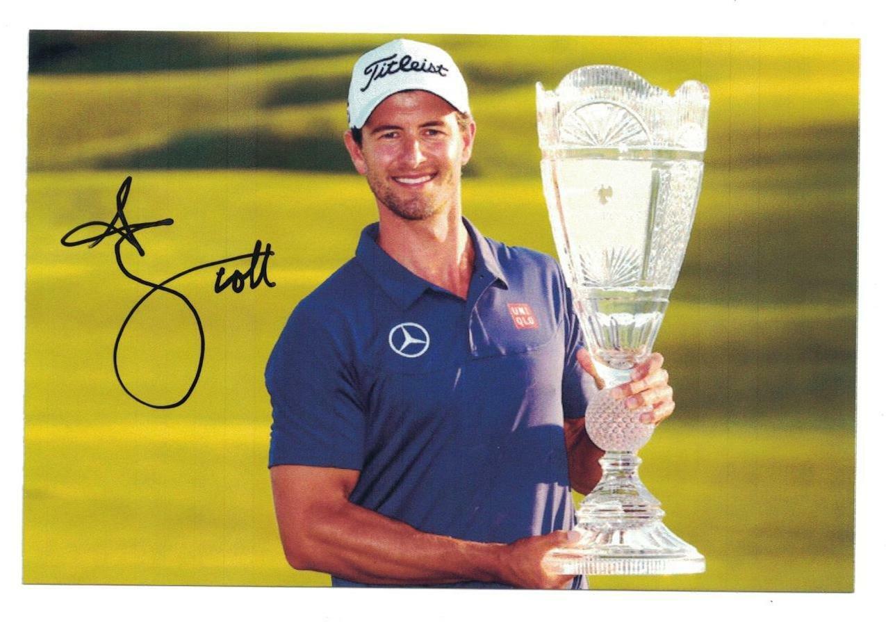 Adam Scott Signed Autographed 4x6 Photo Poster painting Golf PGA A