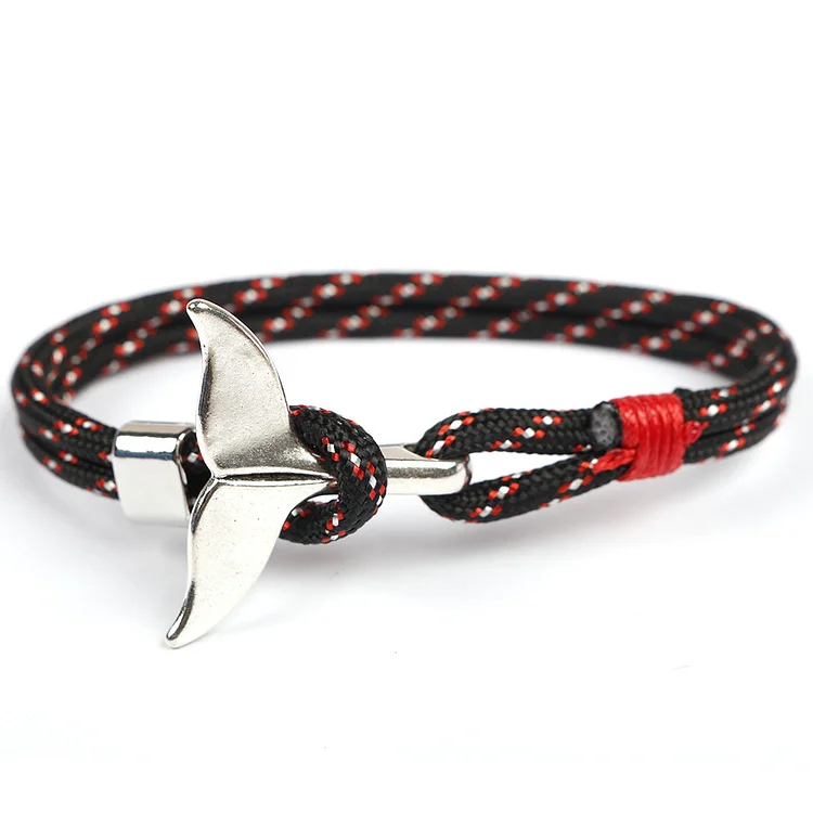 Fish Tail Ship Anchor Bracelets