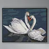 White Swan-14CT Stamped Cross Stitch 52*40cm/20.47*15.75in