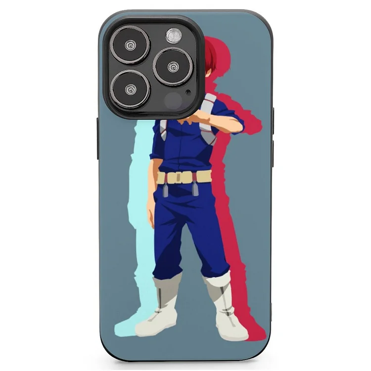 Minimalist My Hero Academia Shoto Todoroki Anime My Hero Academia Phone Case Mobile Phone Shell IPhone 13 and iPhone14 Pro Max and IPhone 15 Plus Case - Heather Prints Shirts