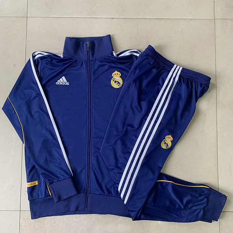 25/26 Real Madrid Royal Blue Jacket Training Wear Set