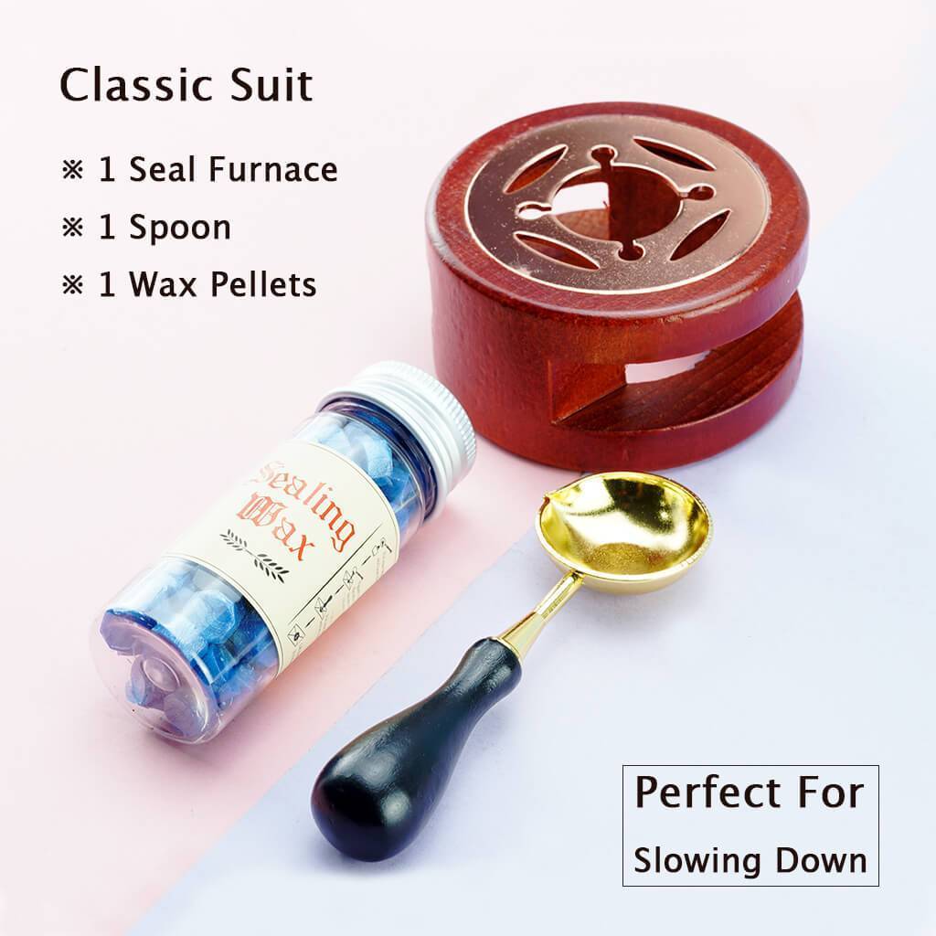 Vintage Sealant Wax Pellets Set In Sealed Box Sealing Wax - Temu