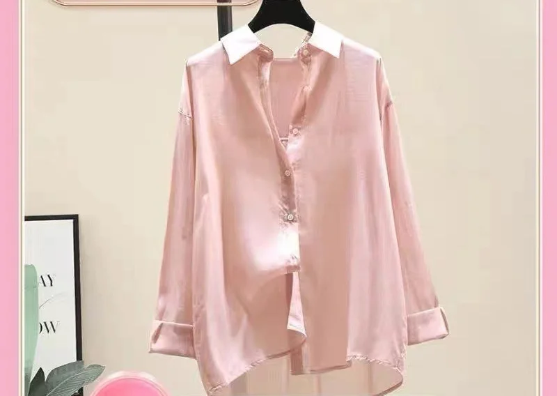 Uveng Uveng Summer Wearing Long-Sleeved White Soft Shirt Women's Korean Version Of Loose Leisure Thin Shirt