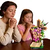 Jesus Cross Flowers Building Blocks Set Building Bricks Kit Construction Bricks Toy Gifts for Anniversaries Valentines Day Halloween