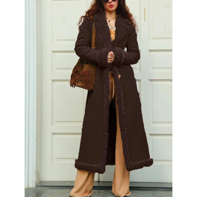 Nigikala Nigikala Autumn And Winter Thick Women's Coat Wish Lengths Warm Coat Large Anti-Freeze Cotton Jacket