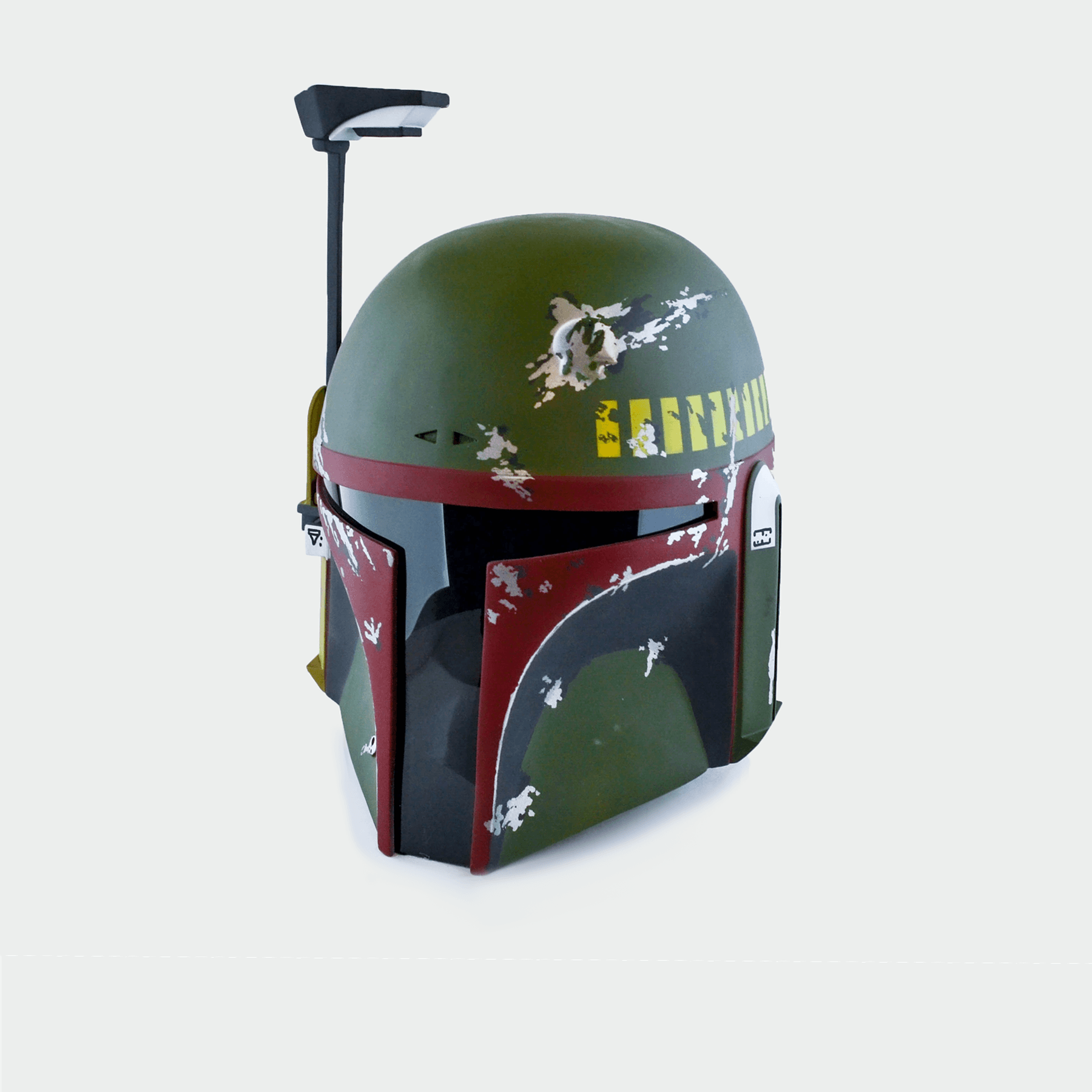 BOBA FETT HELMET vintage Coffee Mug by Dennson Creative - Pixels Merch