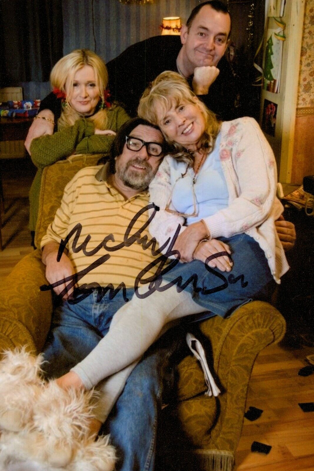 Ricky Tomlinson Signed 6x4 Photo Poster painting The Royle Family Jim Autograph Memorabilia +COA