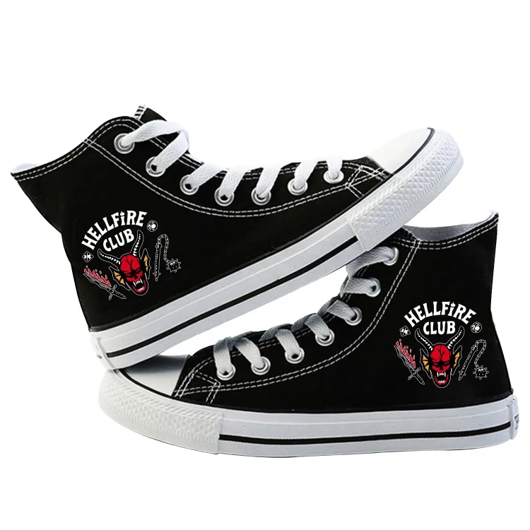 High Top Breathable Sneakers Canvas Shoes Stranger Things 4  Stunahome.com