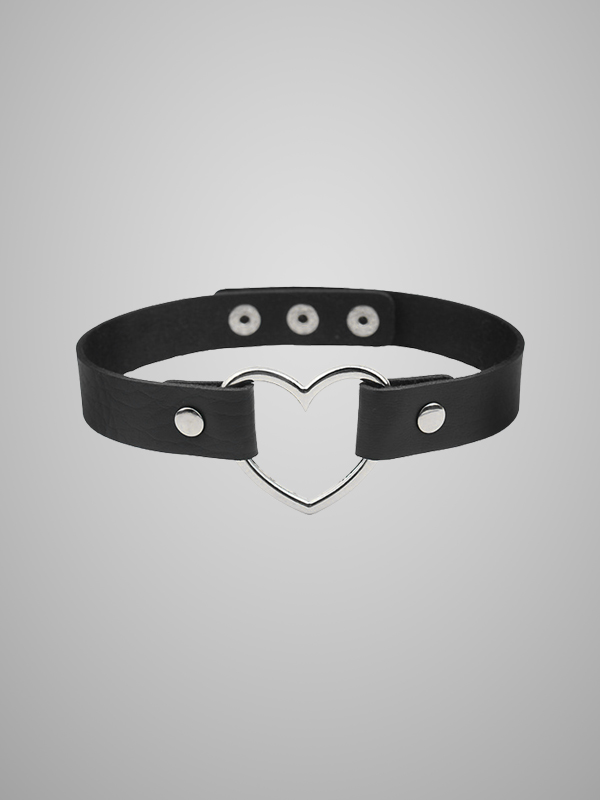 Heart Shaped Punk Choker