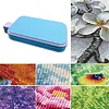 Organisateur de plateau de peinture au diamant, plateau d&rsquo;art en diamant pour l&rsquo;artisanat de bricolage (bleu, rose)