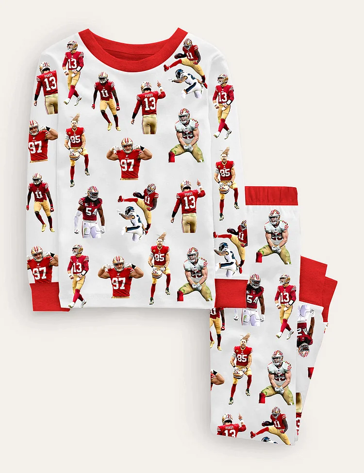 Kid's San Francisco Football Pajama Set