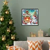 Diamond Painting-DIY Crystal Rhinestone Xmas Bear Fireplace(40x40cm)