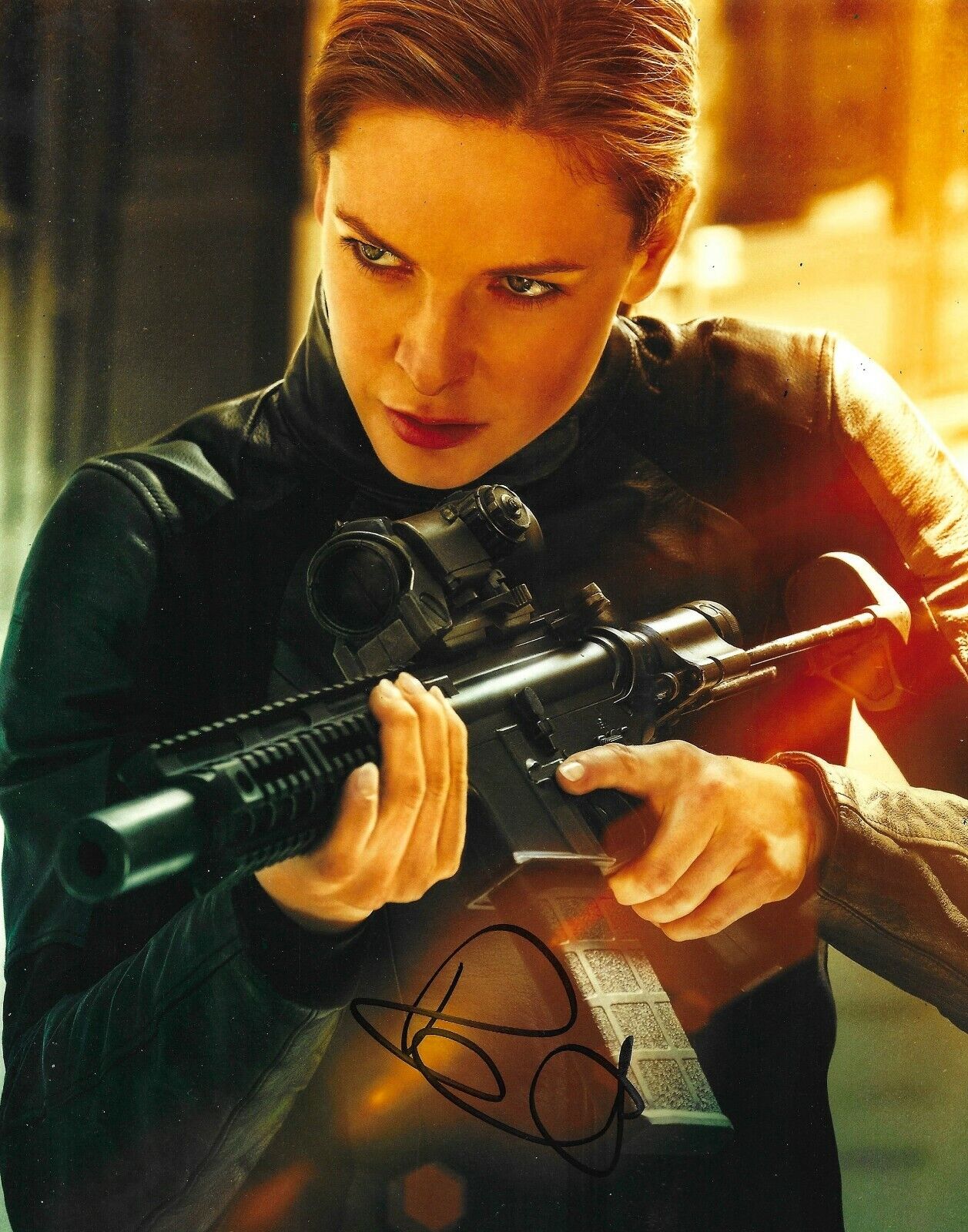 Rebecca Ferguson Signed Mission Impossible: Fallout 10x8 Photo Poster painting AFTAL