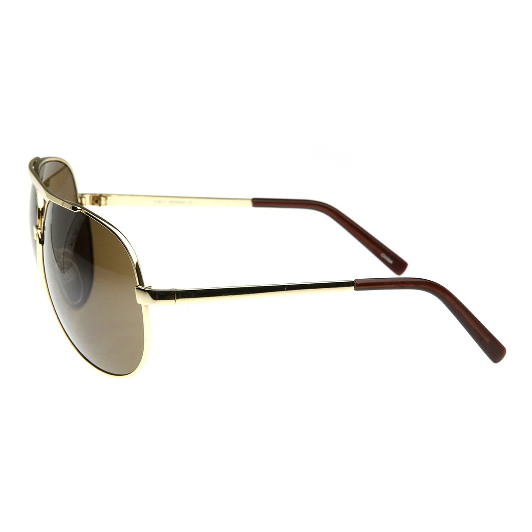 High Quality Full Frame Big X-Large Oversized Metal Aviator glasses