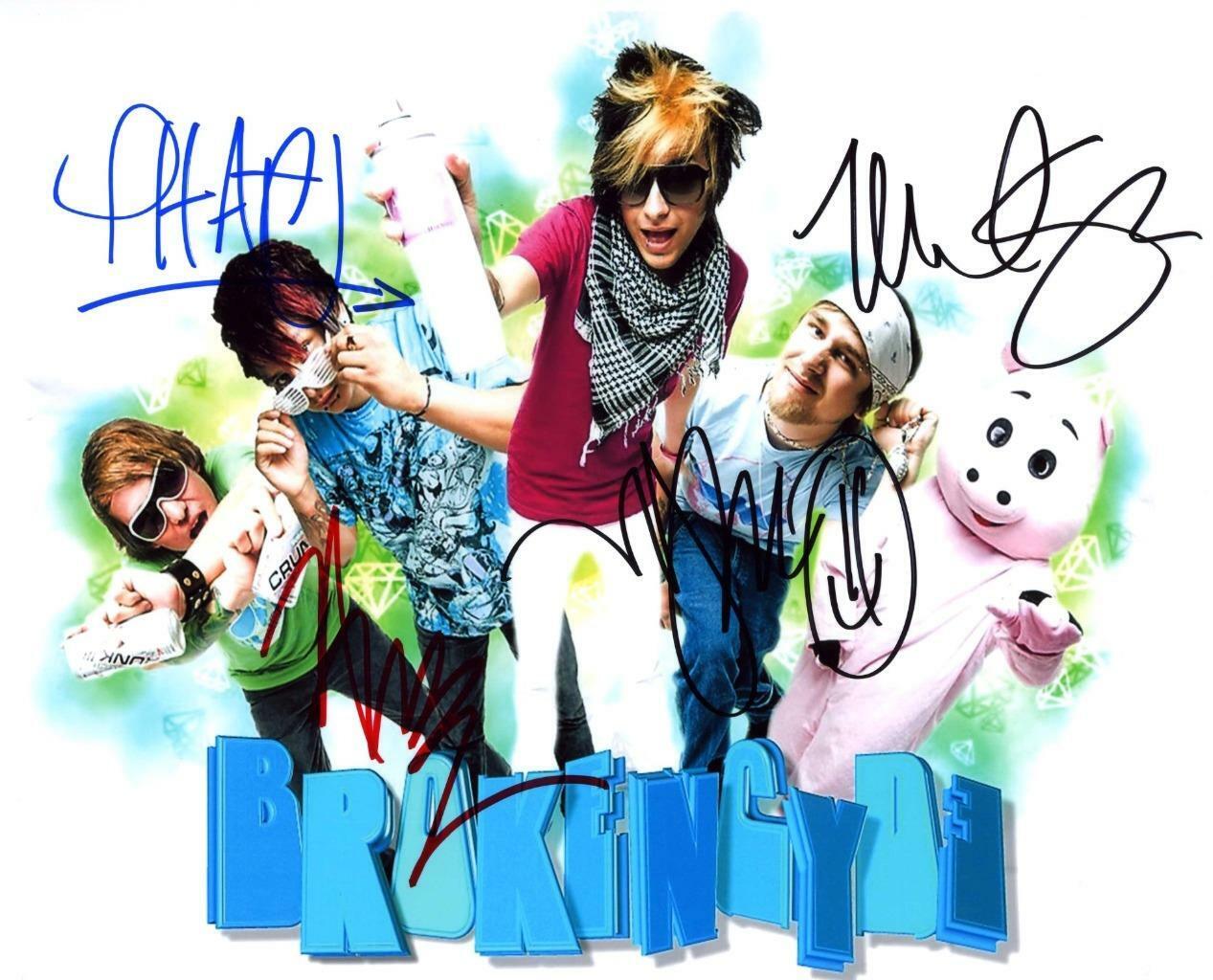 Brokencyde Band SIGNED AUTOGRAPHED 10 X 8