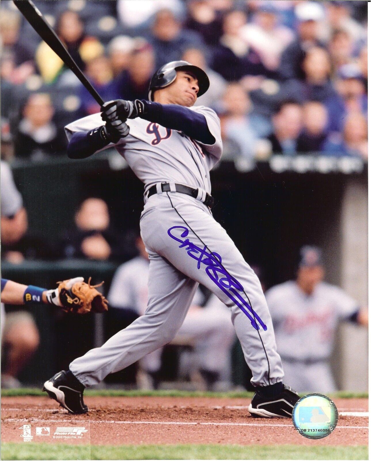 Carlos Pena autographed 8x10 Detroit Tigers#S933