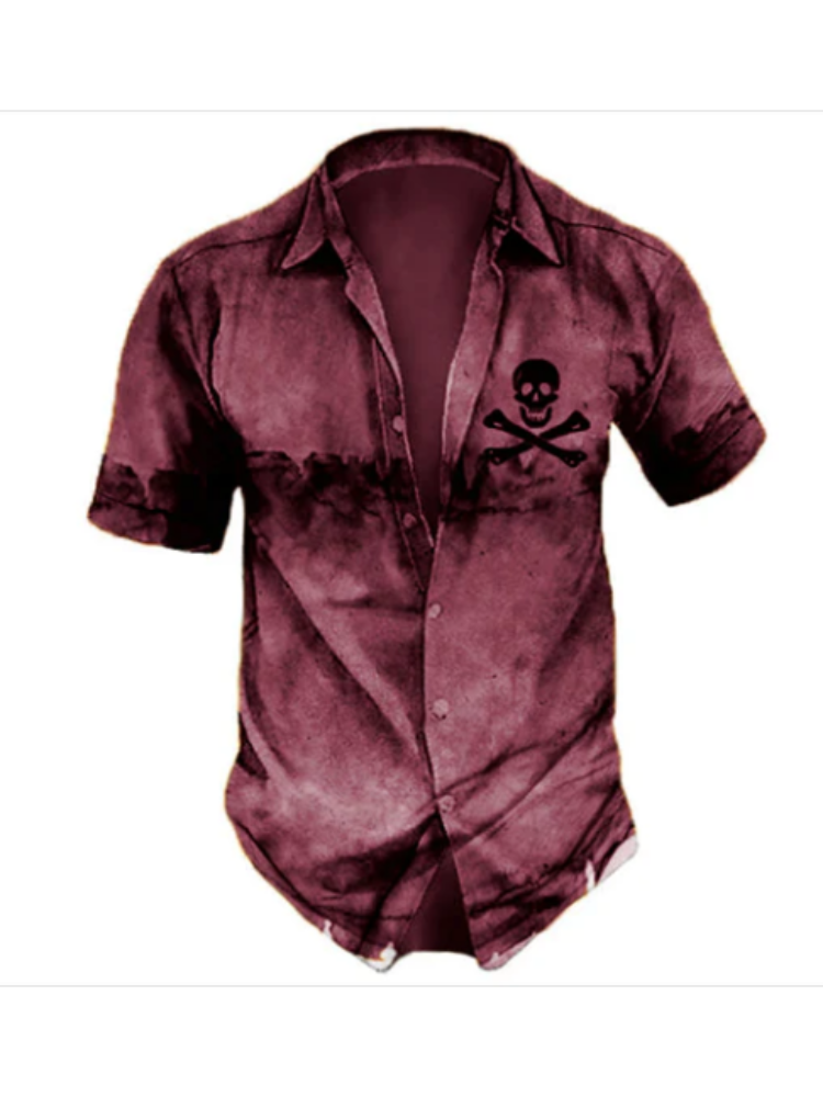 HAWAIIAN SKULL SHIRT