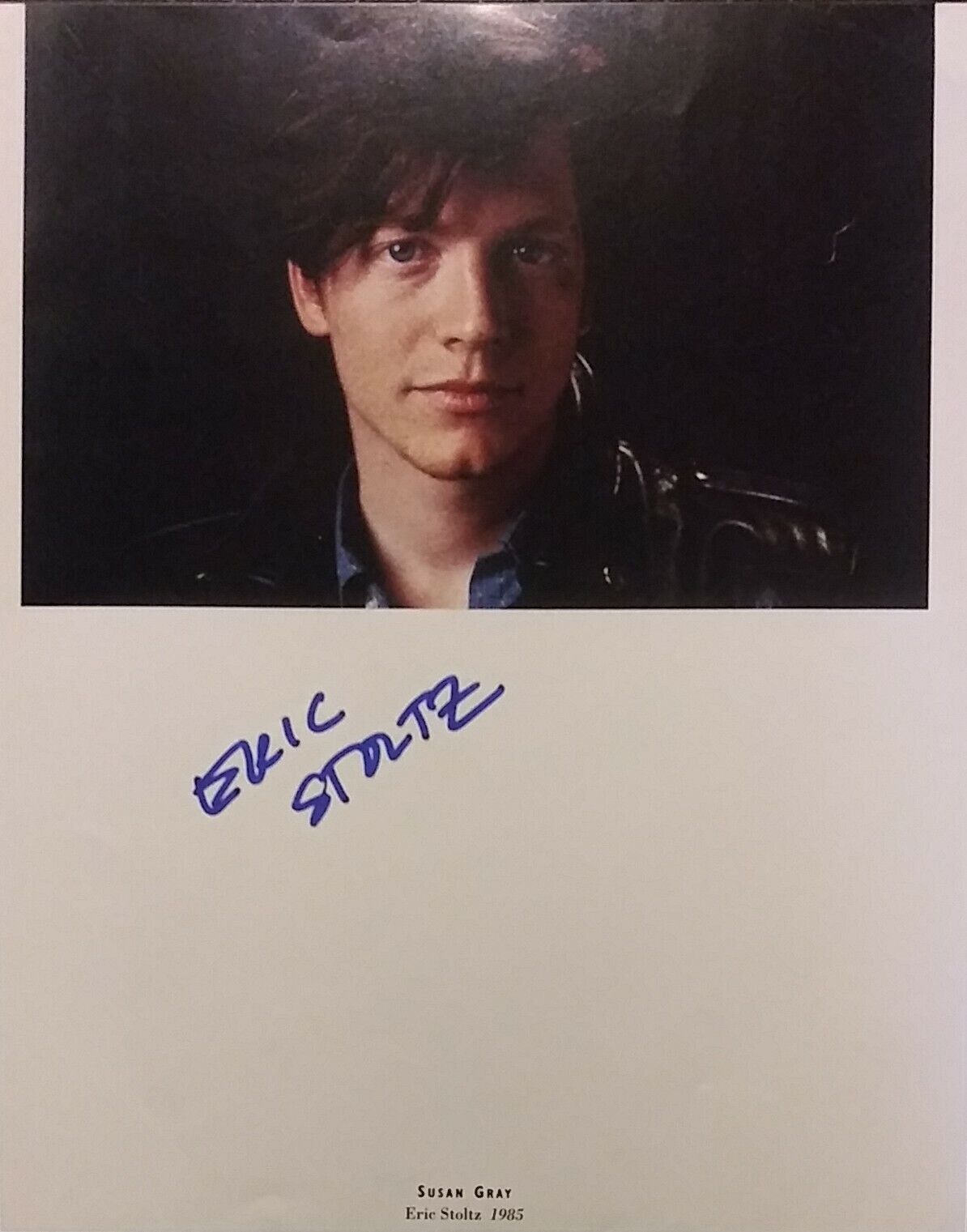 Eric Stoltz signed 8x10