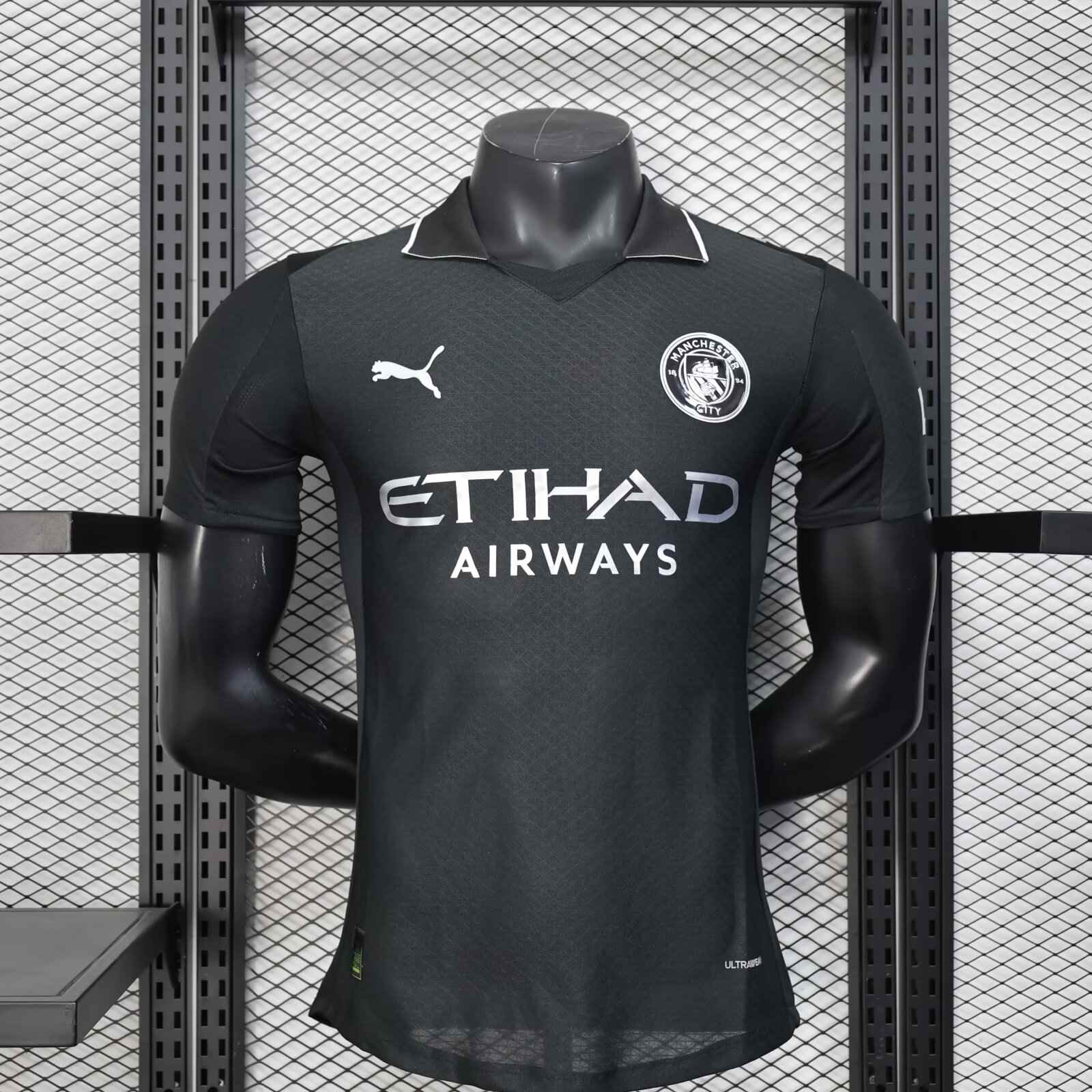 2025/2026 Player Version Manchester City Fourth Away Football Shirt 1:1 Thai Quality（The player version jersey is a bit tight, please pay attention to the size selection）