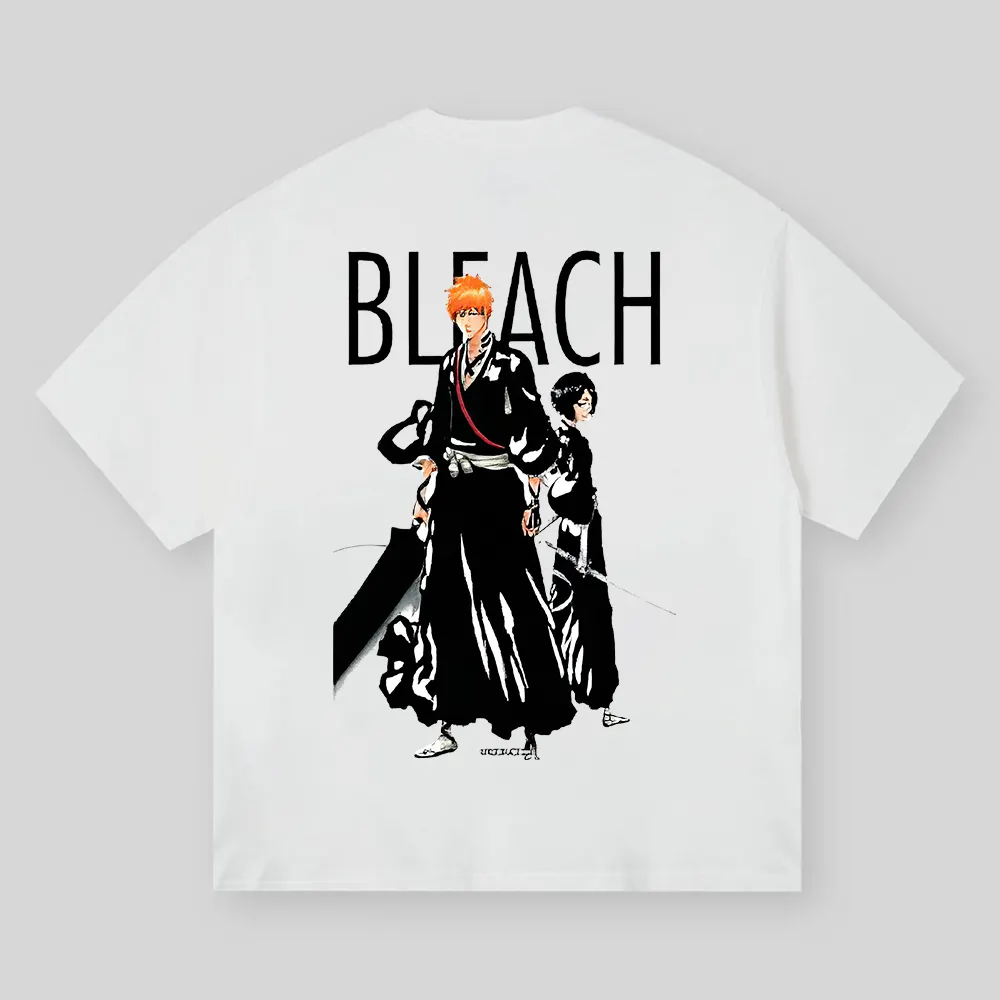 Bleach Anime Printed Men's Oversized T-shirts
