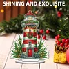 Weihnachtsleuchtturm - 5d DIY Basteln Ornament