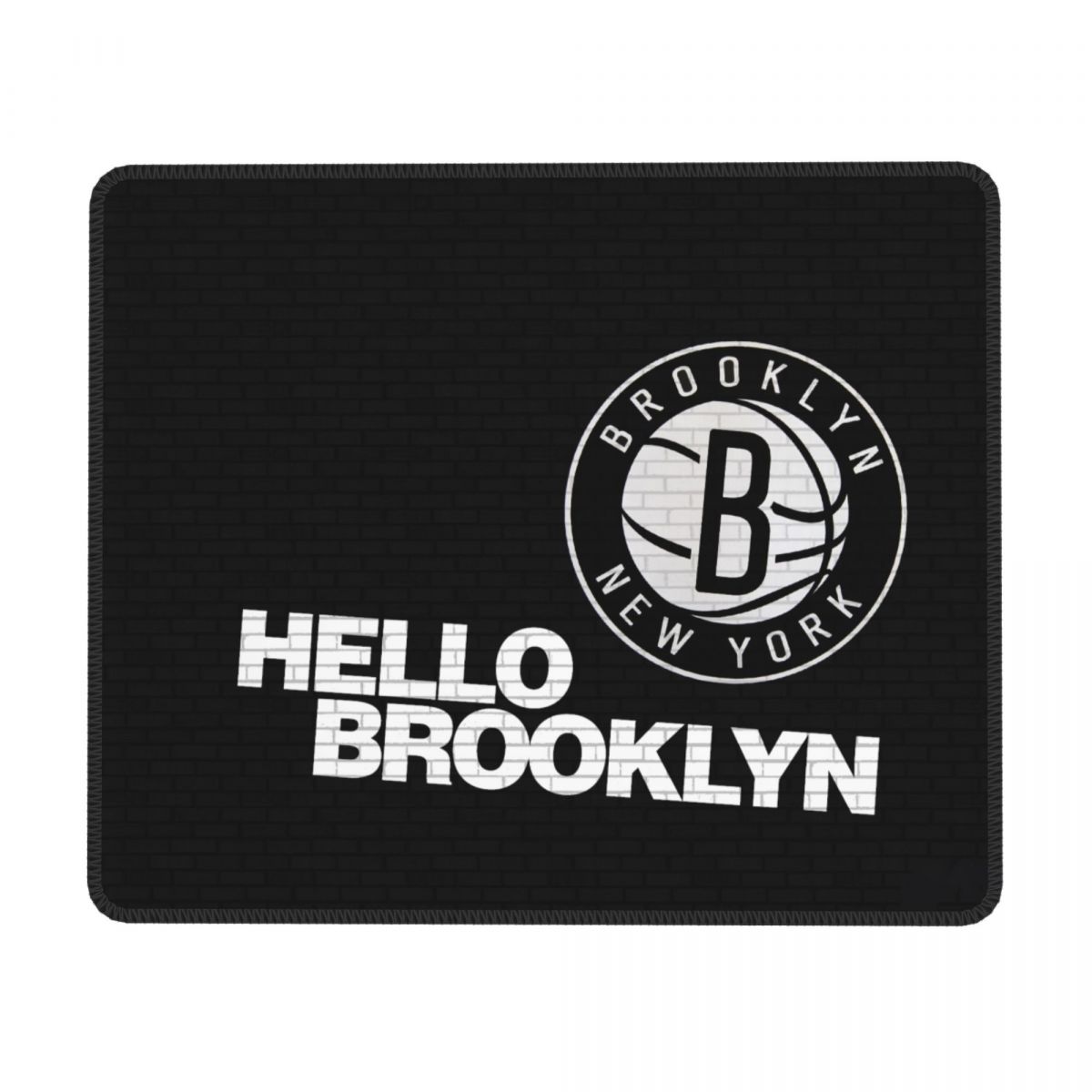 Brooklyn Nets Hello Brooklyn Square Waterproof Mouse Pad