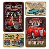 4PCS 66 Car - Metal Tin Signs Set(8*12Inch/12*16Inch) - Garage&Transport