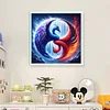 Tai Chi-Ice Fire Phoenix-11CT Stamped Cross Stitch 45*45cm/17.72*17.72in