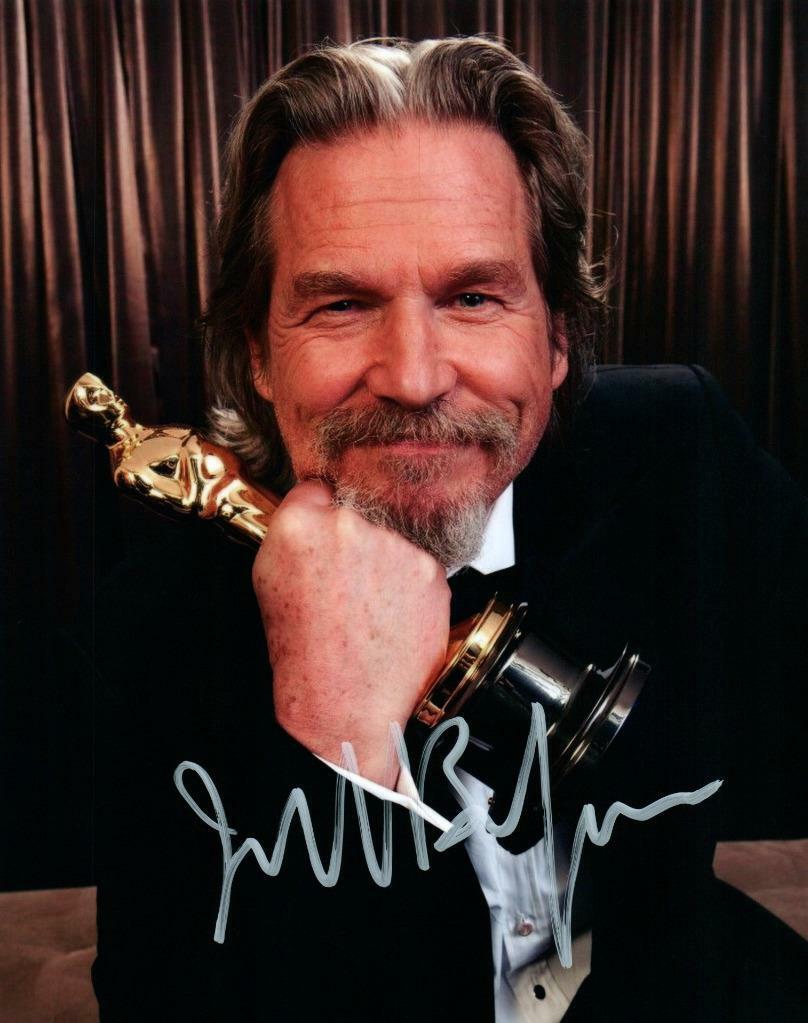 Jeff Bridges signed 8x10 Photo Poster painting autograph Picture autographed and COA