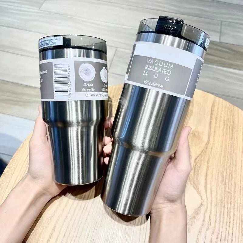 Casual Solid Color 201 Stainless Steel 304 Stainless Steel Thermos Cup 1 Piece