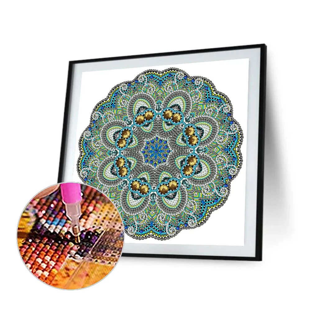 Special Shape Diamond Painting 30*30cm - Mandala Pattern